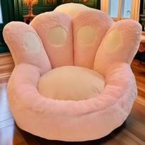 Cat Paw Floor Cushion - Tatami Lazy Sofa for Bedroom or Bay Window 50x45x13 cm