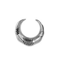 Twill Ear Cuff Gauges Stainless Steel Lobe Piercing Trendy Body Jewelry  Cartilage Helix Conch 8mm sidabras