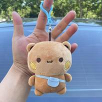 Bubu Dudu Plush Keychains Kawaii Yier Panda Bear Plushie Toy Pendant Cute Soft Dolls Stuffed Animals Key Chain Bag Ornaments