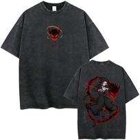 Washed Vintage Anime Bungo Stray Dogs Dazai Osamu Merch T Shirts Men Women Casual Retro Cotton Tshirt Male Oversized Tshirts 2XL