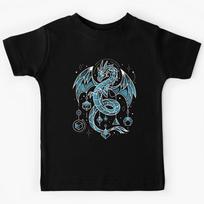Frozen Dice Dragon - D20 Keeper Kids T-Shirt 100