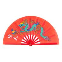 33cm Kung Fan with Design - Clacking Noise-Making Fan for Arts and Dance Performance One Size