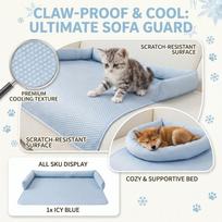 Polka Dot Non- Pet Pad for Indoor Use One Size mėlyna
