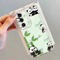 Cartoon Cute Panda Case for Samsung Galaxy A52 A31 A33 A52 A55 A23 A56 A50 A14 A16 A26 A24 A25 A51 A54 A15 A34 A35 A36 A13 Phone Galaxy A32 5G