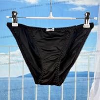 Soft and sexy thin strap glossy girl panties soft pure cotton breathable crotch women's panties S juoda