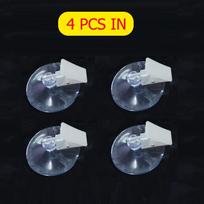 Retractable glass rubber vacuummulti-function car visor clamp household convenience ticket suction clamp name clip Parking card towel glasses 4 PCS