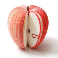 Creative Apple Sticky Note DIY Sticky Note Fruit Sticky Note Pear raudona