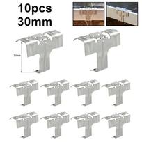 10 vnt. Saulės panelės vandens nukreipimo spaustukai Nerūdijančio plieno fotovoltinės panelės Greito drenažo nukreipimo spaustukas 30 mm 33 mm 35 mm 40 mm gray