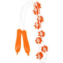 Back Roller Ball Silica Gel Muscle Massage Stick Back Pull Strip Back Stretcher Muscle Yoga Training Tool oranžinė