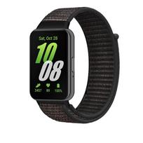 Nailoninis dirželis, skirtas Samsung Galaxy Fit 3 Reguliuojama elastinga apyrankės kilpinė laikrodžio apyrankė, skirta Samsung Galaxy Fit3 pakaitinei apyrankei For Galaxy Fit 3 ruda