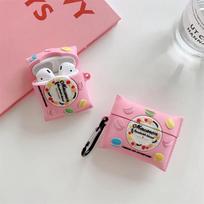 Macarons Cookies Cartoon Cute Earphone Cover Case for Airpods Pro Wireless Bluetooth Headphone Charging Box for Airpods 1 2 Case for AirPods 1 2