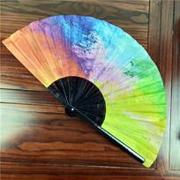 Large Bamboo Kung Fu Dance Fan - 33CM Sounding Performance Prop