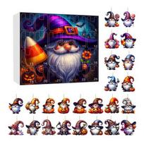 Halloween Advent Calendar 2025 Terrifying Dwarf Pendent 24-Day Countdown Box Cute Mini Characters A