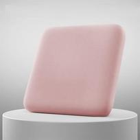 40x40x4cm Car Seat Pad Thick Memory Foam Seat Cushion Ultra Soft Car Sitting Pad for Long Sitting Lumbar Support Pain Relief rožinė