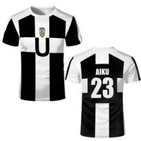 Men's football T-shirt anime 3D role-playing replica, oversized unisex training T-shirt, summer XS