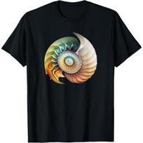 Nautilus marine animals blue underwater world animal welfare T-Shirt S įvairiaspalvis