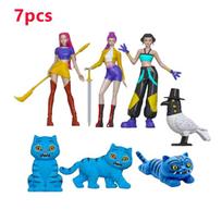 12vnt/Rinkinys Kpop Demonų Medžiotojų Figūrėlės Modelis Žaislas PVC Animacinis Žaidimų Periferija Stalo Dekoracija Kolekcinės Figūrėlės Modelis Žaislas Ki