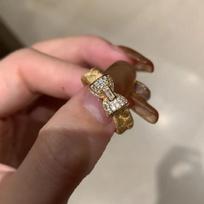 Vintage Light Luxury High Quality Bowknot Braid Wire Drawing  Rings For Women Classic Style Adjustable Opening Banquet Jewelry resizable
