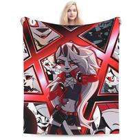 Stolas x Blitz Plush Blanket Girls Boys Helluva Boss Flannel Bedding Throws For Outdoor Soft Custom Quality Bedspread Gift 30x40in