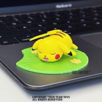 Originalus Pokemon Pikachu Raktų pakabukas Snorlax Eevee Bulbasaur Anime Veiksmo figūrėlės Žaislai Raktų pakabukas Kvapnus pakabukas Helovino dovanos