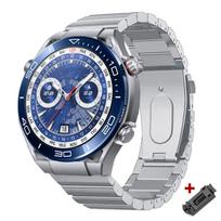 Titanium Bracelet for Huawei Watch GT5 Pro GT4 46mm Ultimate 22mm Band Luxury Men Strap for Samsung Galaxy Watch 3 45mm Gear S3 22mm sidabras