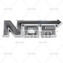 1Pc Car Styling Universal 3D Metal Chrome Zinc Alloy Adhesive Emblem NOS Nitrogen Car Body Badge Sticker Decal Auto Accessory juoda