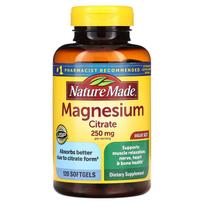 Nature Made, Magnesium Citrate, 250mg, 120 softgels (125mg per softgel)