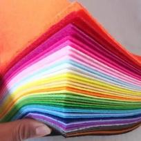 40 vnt. kvadratiniai veltinio audinio lakštai Spalvingas rankdarbiams skirtas veltinio audinys Rankų darbo audinys Siuvimo DIY amatas 10x10cm 40pcs