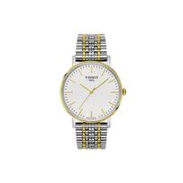 TISSOT Meishi Kolekcija Kvarcinis Mechanizmas 30m Vandeniui Atsparus Vyriškas Laikrodis 38mm Baltas Ciferblatas Nerūdijančio Plieno Korpusas T109.410.22.031.00 White Dial