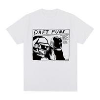 daft punk Vintage Tshirt French electronic music Clothing New Arrival Cotton Men T shirt New Tee Tshirt Womens Tops S