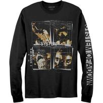 System Of A Down Face Boxes L/S Shirt Black New 3XL