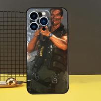 Schwarzenegger Rakečių paleidimo įrenginio dėklas iPhone 13 12 11 14 Pro Max XS Max XR X 6S 7 8 Plus SE 2020 nugarėlės dangtelis Telefonas Dėklas iPhone 13 mini