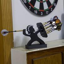 9-Slot Darts Storage Racks Cool Spartan Warrior Dart Display Stand For Bars Home Offices Dart Organizer Boyfriend Gift