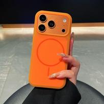 Ice Cream Jelly Silicone Case for iPhone 17 Pro Max - Solid Color, Magnetic, Anti-fall Protection 15