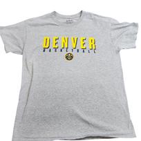 Denver Nuggets Basketball Graphic Mens Large Gray NBA Fan Gear L Unisex T-Shirt XXL