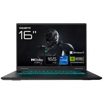 Nešiojamas kompiuteris Gigabyte A16 16 inch FHD+ 165Hz - Intel Core i7-13620H, NVIDIA GeForce RTX 4050, 16GB DDR5, 1TB SSD, Windows 11 Home, Juodas