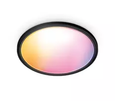 SIGNIFY WiZ SuperSlim Ceiling Light Tunable White & Color 2450lm Black