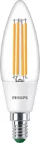 Philips Classic LED Candle Bulb 40W Equivalent E14 Warm White Clear