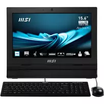 MSI PRO AP162T ADL-025XFR All-in-One PC, Intel N100, 15.6 inch Full HD Touch, 8GB RAM, 256GB SSD, FreeDOS