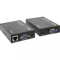 InLine VGA Extender over UTP with Audio, up to 300m, 1920 x 1200 Pixel, AV Transmitter & Receiver, 300 m