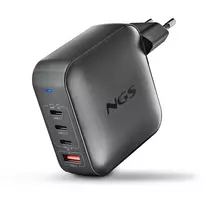 NGS BUD 165W 3x USB-C + 1x USB-A GaN Charger Black