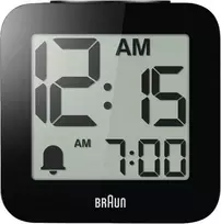 Braun BC 25 BP juodas kvarcinis žadintuvas su balsu (67711)