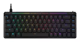 ASUS ROG Falchion Ace HFX Gaming Keyboard, Mechanical, Wired USB, French AZERTY Layout, Black