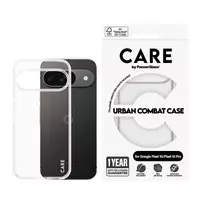 PanzerGlass CARE by Flagship Case Transparent Urban Combat with Clear Frame for Google Pixel 8 Pro