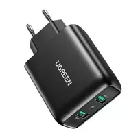 UGREEN 2xUSB-A 36W QC3.0 sieninis įkroviklis juodas CD161