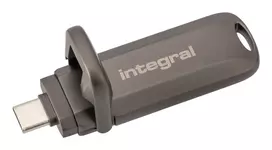 Integral 256GB USB 3.2 Gen 2x2 Type-C External SSD Turbo-C Metal Space Grey