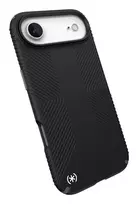 Speck Presidio2 Grip Case, skirta iPhone 17 Air – juoda / skalūnų pilka / balta
