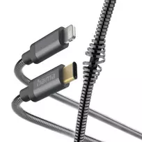 Hama Metal USB-C į Lightning laidas 1,5 m Antracitas