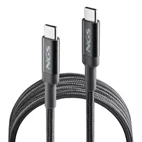 NGS KNOT USB-C į USB-C laidas 3M 100W juodas