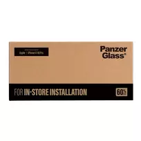 PanzerGlass Screen Protector for iPhone 17 / iPhone 16 Pro Ultra-Wide Fit for Fastfit Installation Machine
